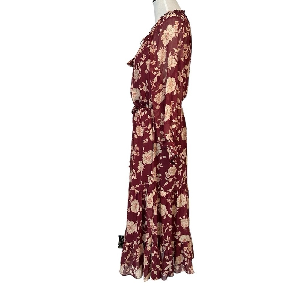 Dress forum size small fun bohemian floral long sleeve dress. - Picture 7 of 16